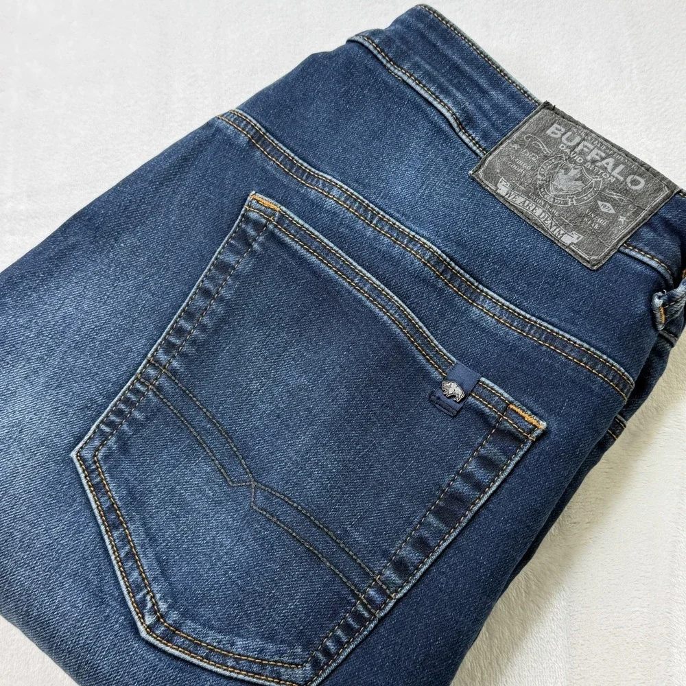 Buffalo David Bitton We Are Denim‎ Slim Ash Jeans Dark Wash 36x27 Stretch Soft